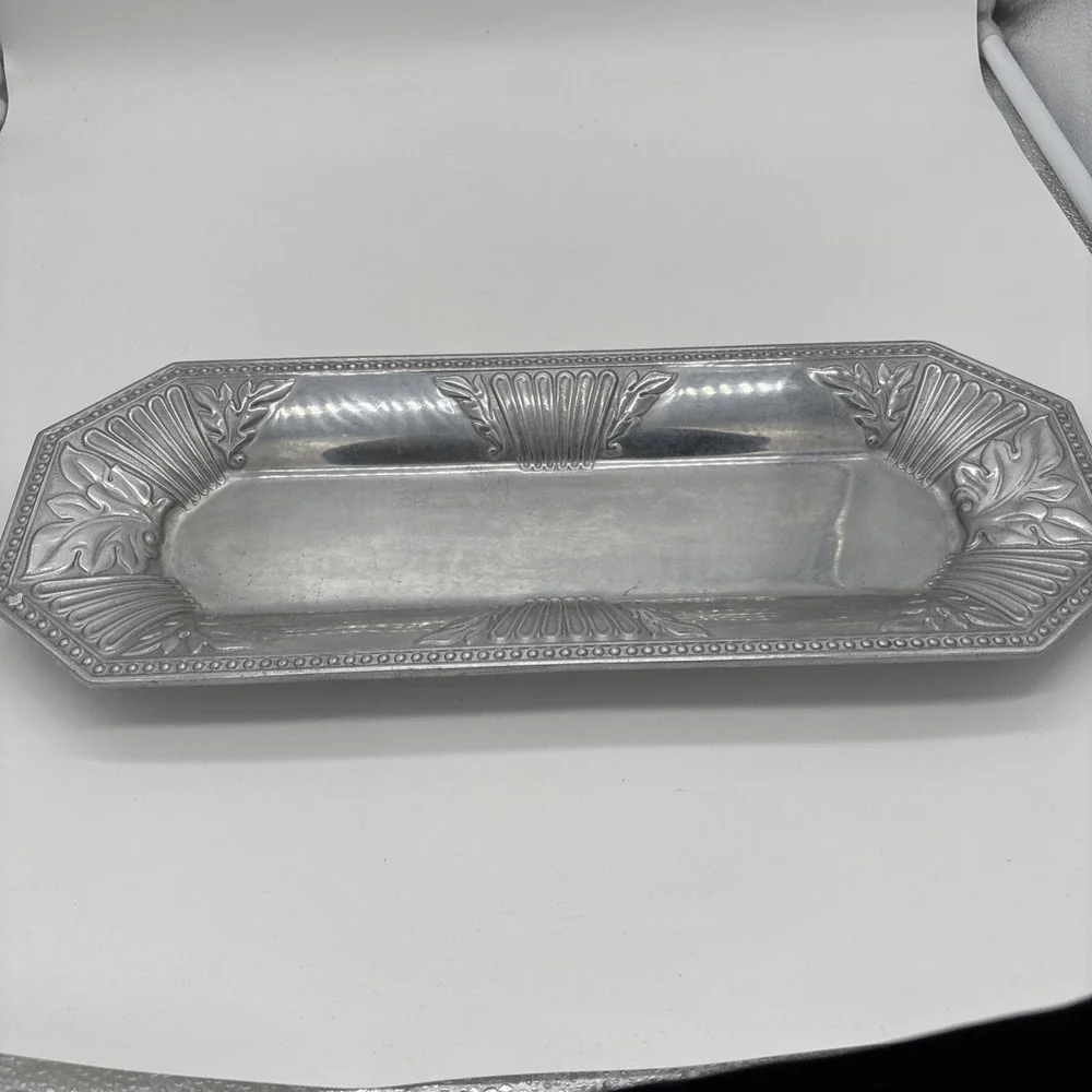 Lenox Butler's Pantry Bread Tray. Silver 18 X 8